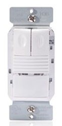 WS PW-302-W PIR Wall Switch Occupancy Sensor, 120/277V, White