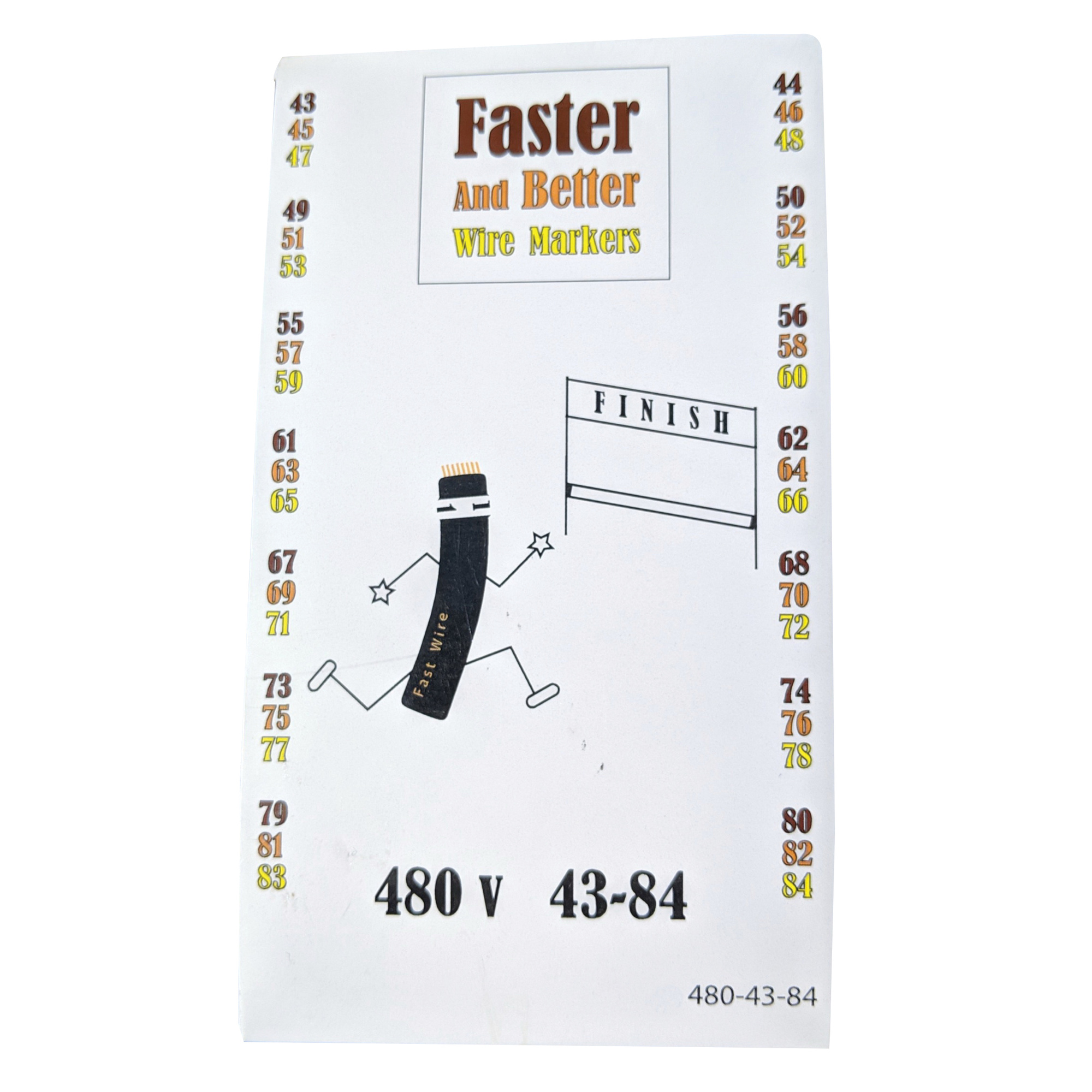 Vinyl Cloth Wire Marker Book (46-90)