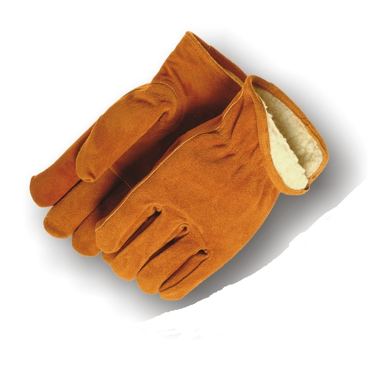 Bronze Eagle Cowhide Mechanics Gloves Work Gloves